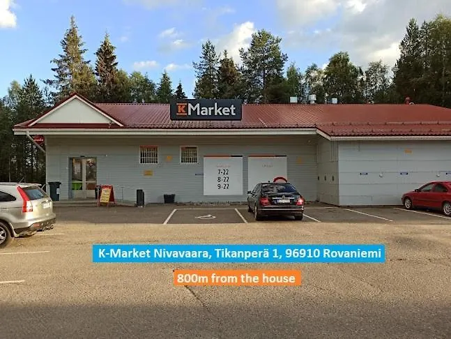 Appartement Santa's Row House With Sauna Rovaniemi